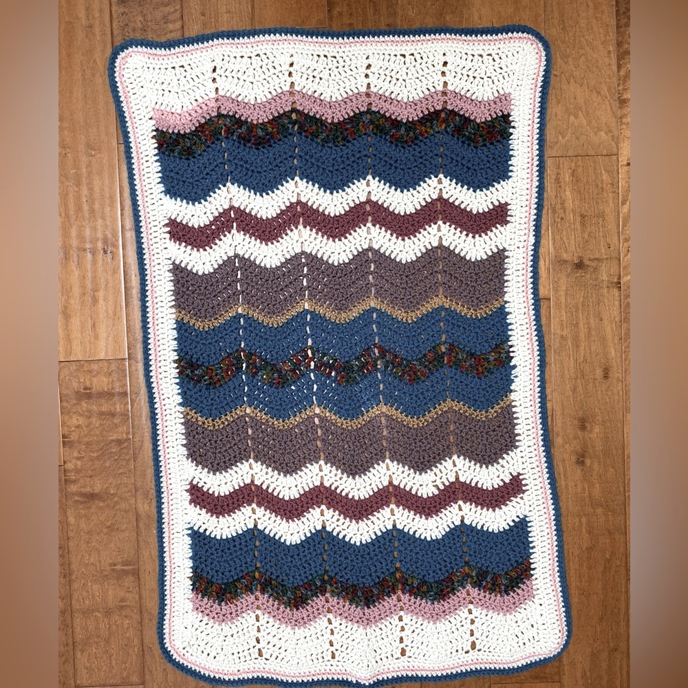 Handmade crochet blanket